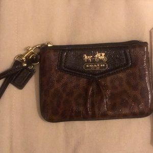 Coach Wristlet - Cheetah Print